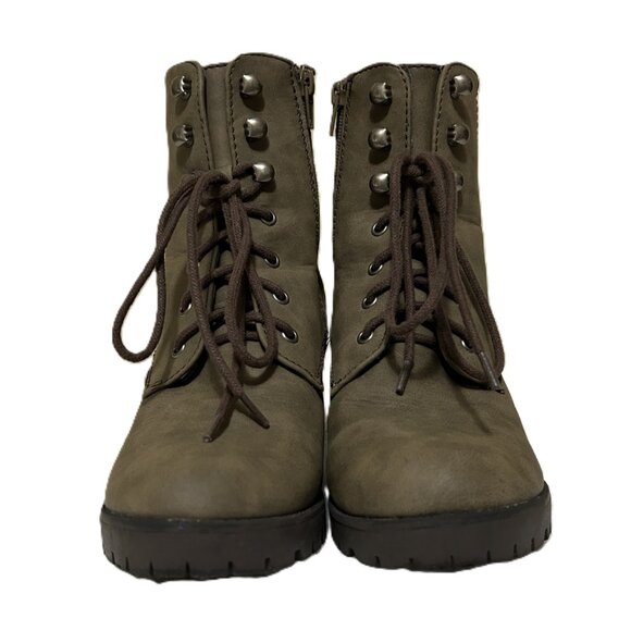 Report Women/Teen Combat Style Boots - Picture 3 of 6